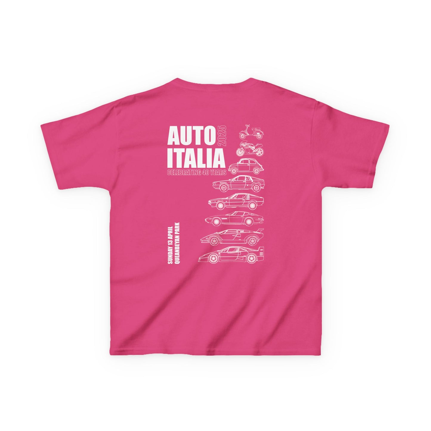 Auto Italia Canberra - Official 2025 Event Youth Tee