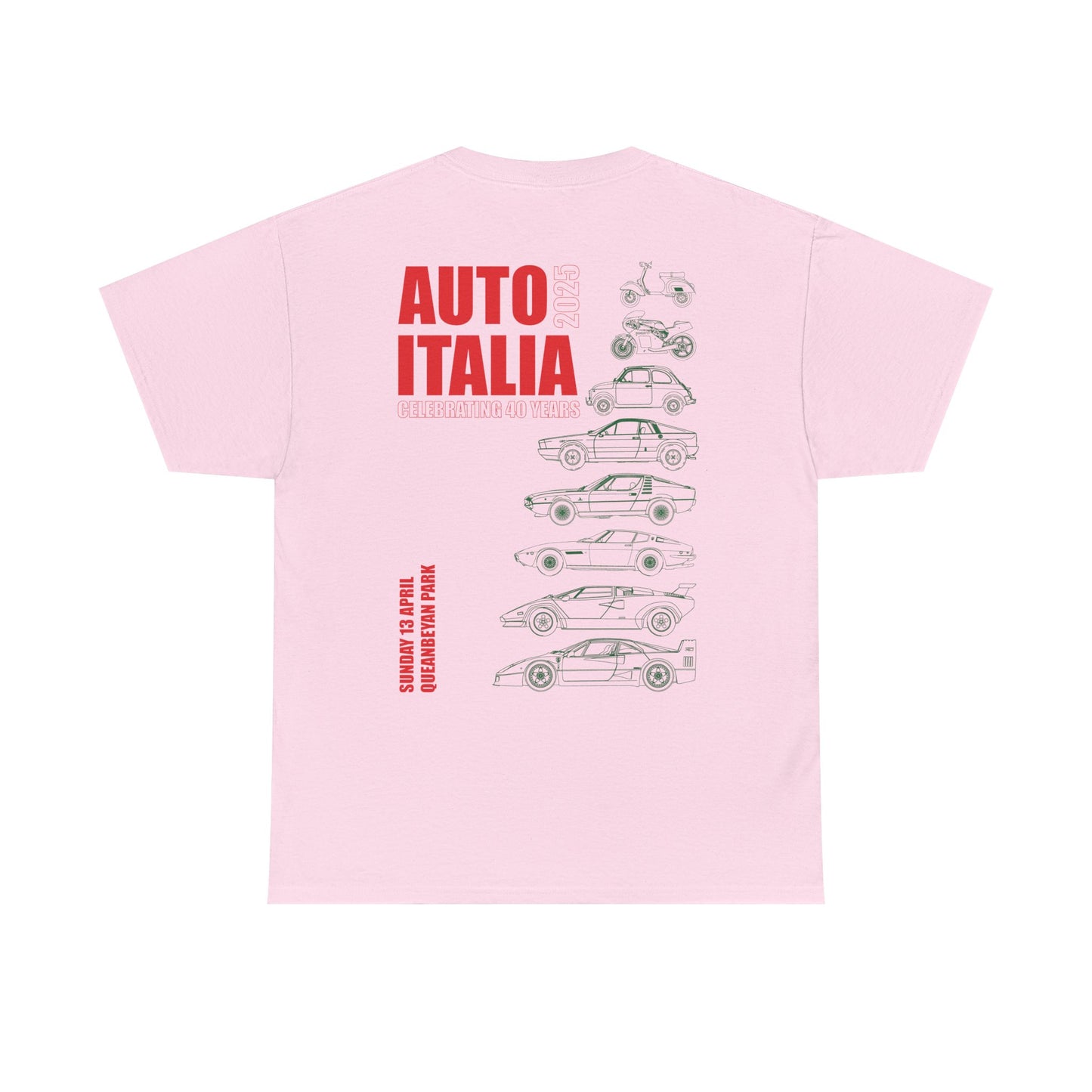 Auto Italia Canberra - Official 2025 Event Tee (Colour Graphic)