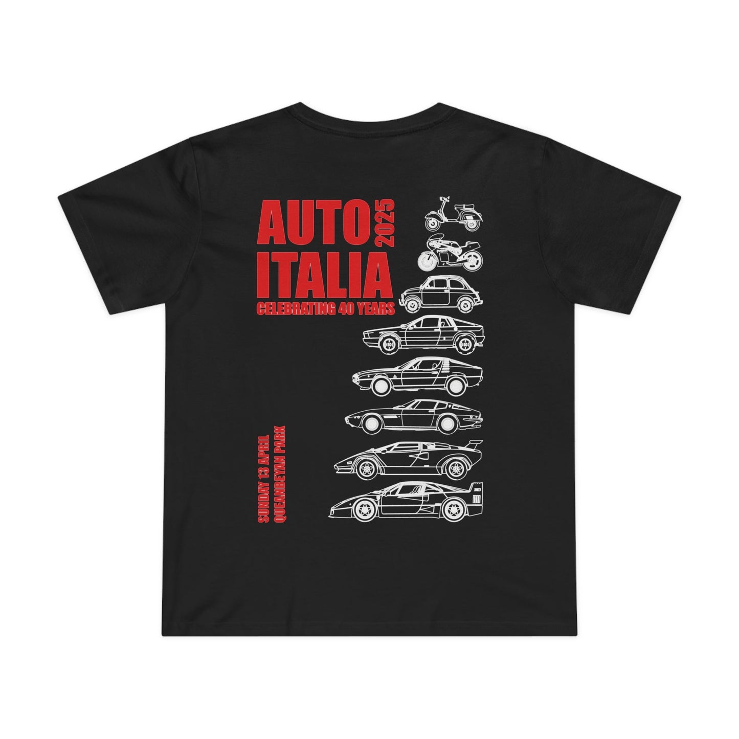 Auto Italia Canberra - Official 2025 Event Women’s Tee