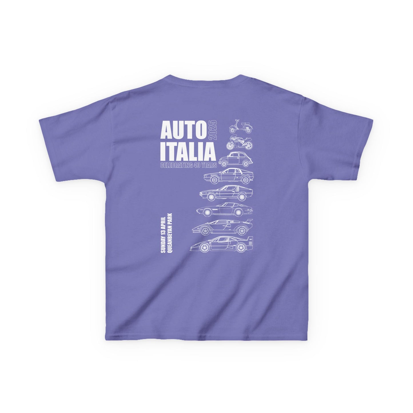 Auto Italia Canberra - Official 2025 Event Youth Tee