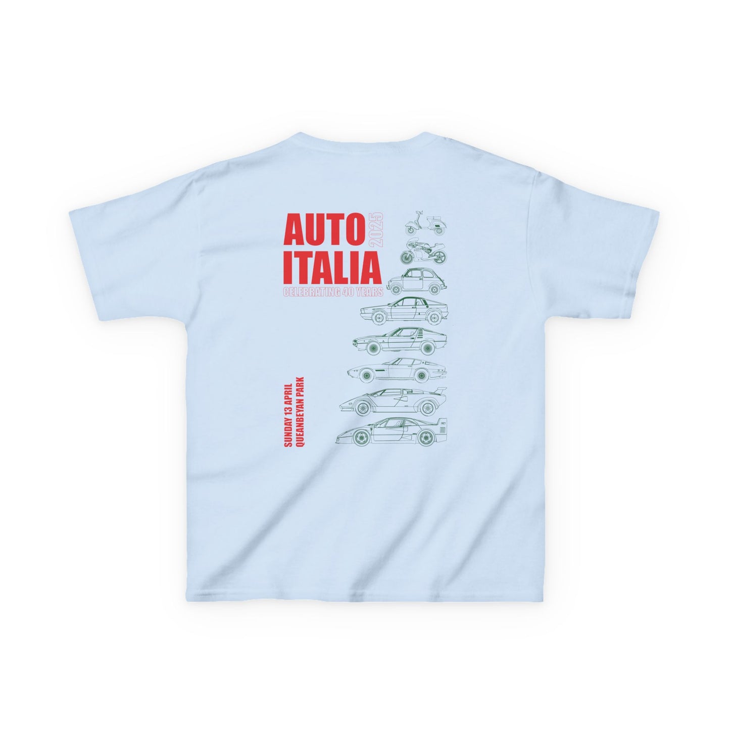 Auto Italia Canberra - Official 2025 Event Youth Tee