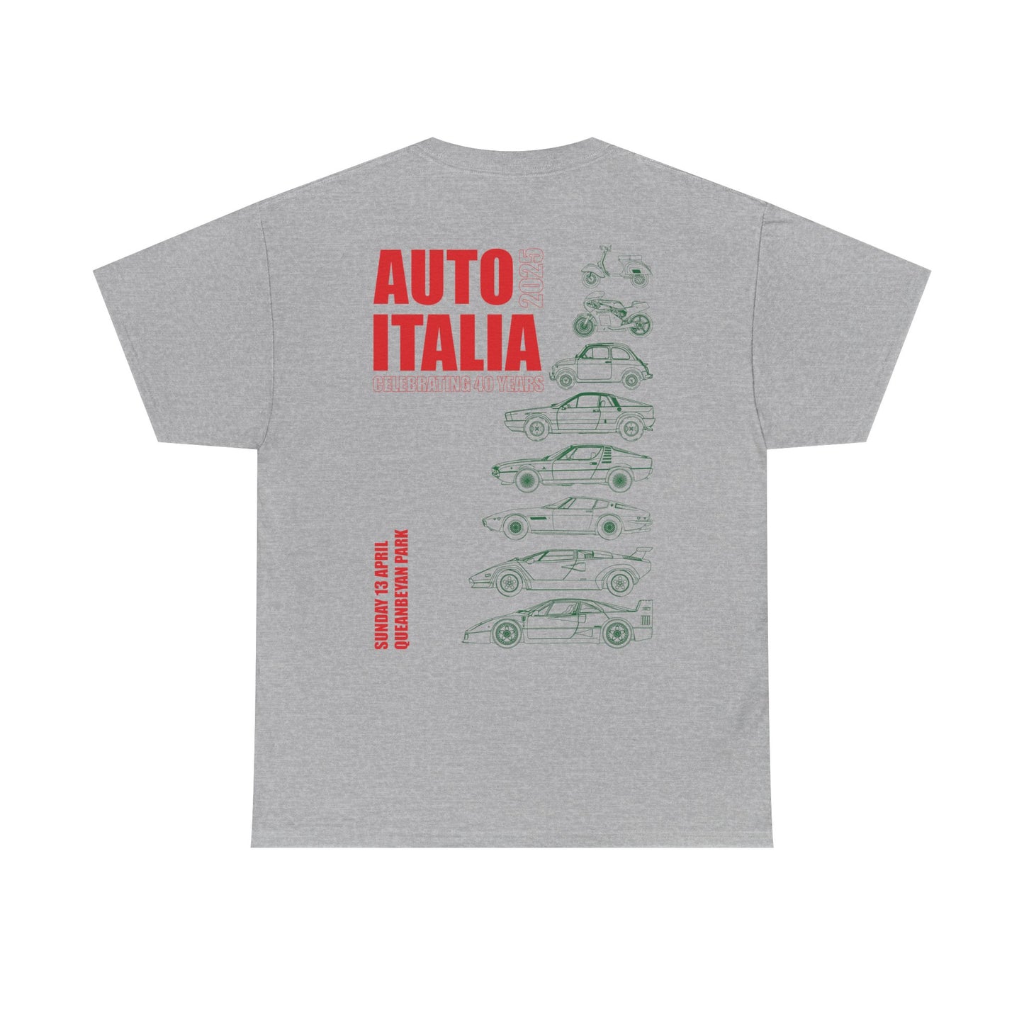 Auto Italia Canberra - Official 2025 Event Tee (Colour Graphic)