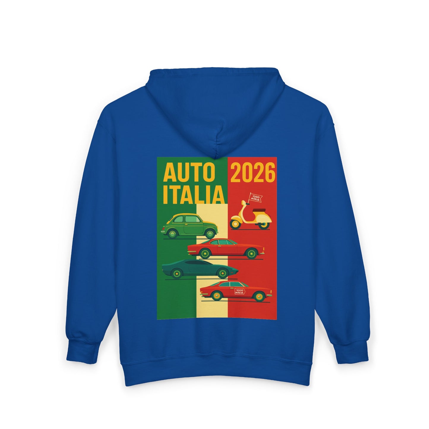 Auto Italia Canberra - Official 2026 Poster Zipped Hoodie