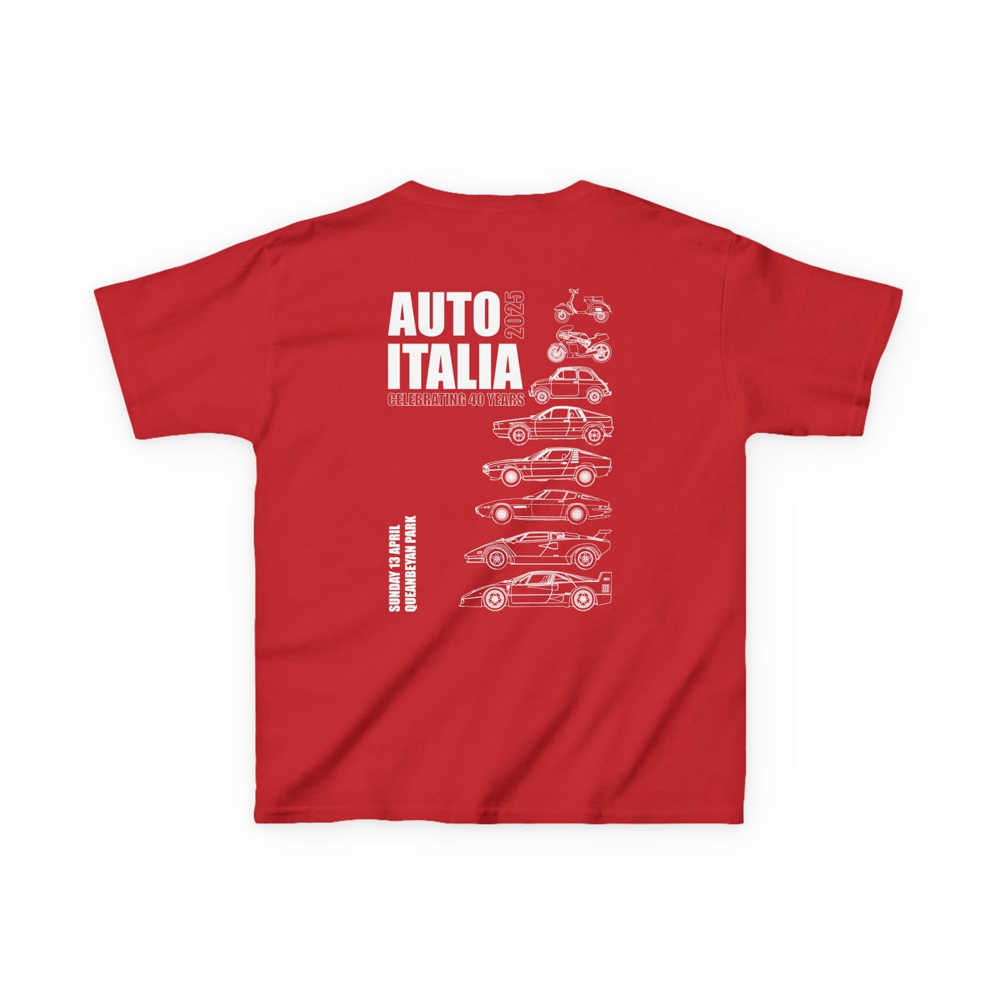 Auto Italia Canberra - Official 2025 Event Youth Tee