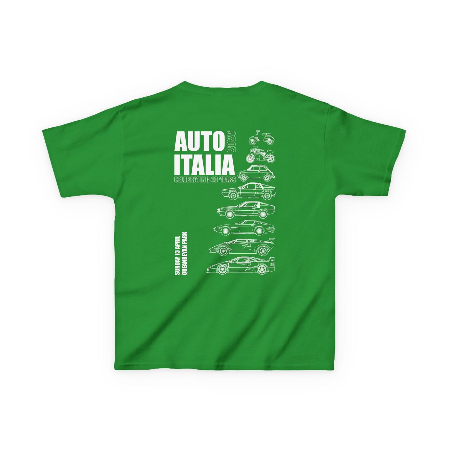 Auto Italia Canberra - Official 2025 Event Youth Tee