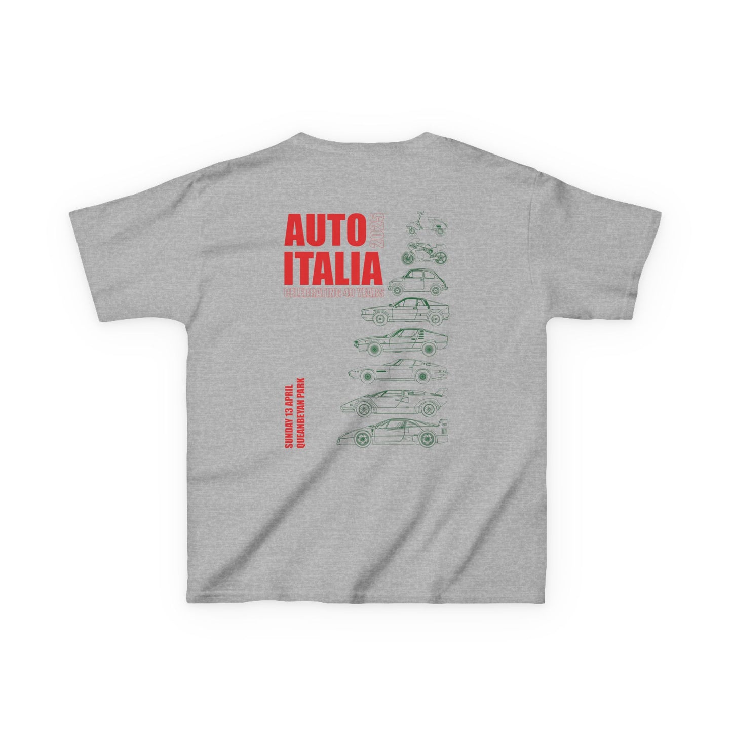Auto Italia Canberra - Official 2025 Event Youth Tee