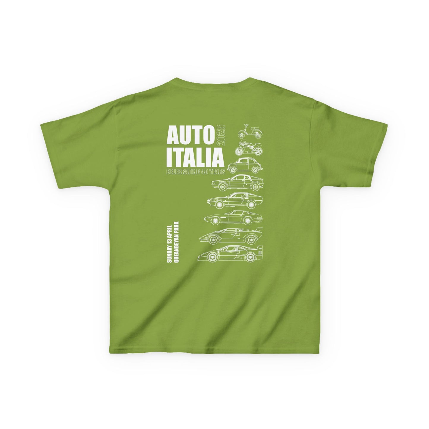 Auto Italia Canberra - Official 2025 Event Youth Tee