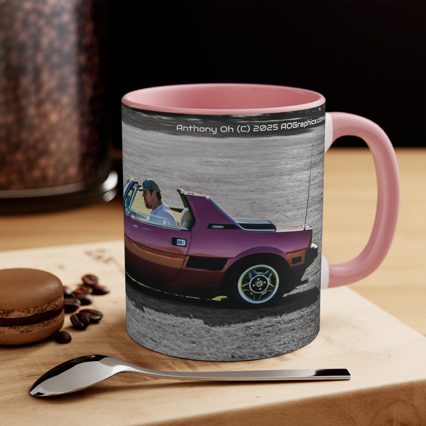 AOGraphics - Fiat x1/9 (Pink)