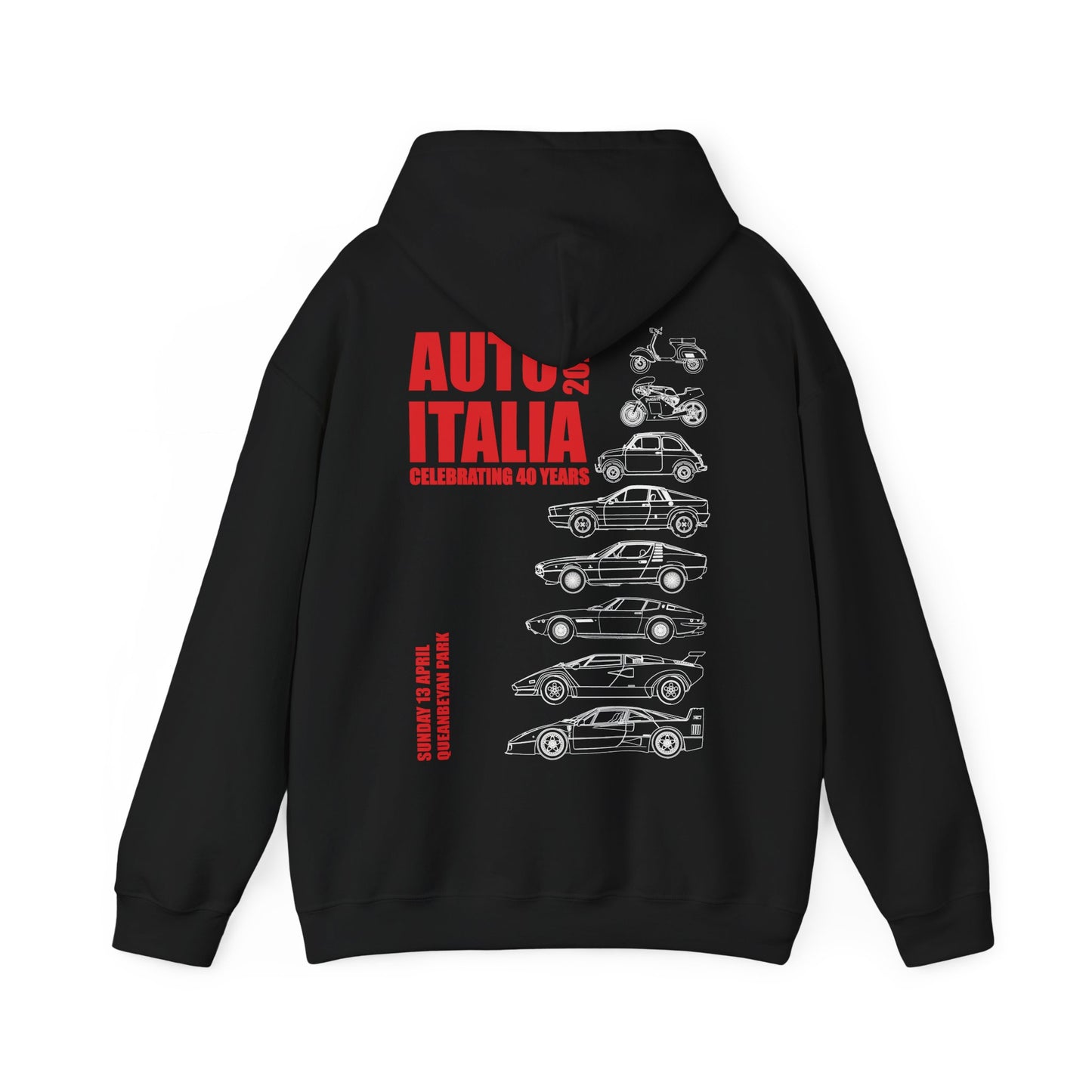 Auto Italia Canberra - Official 2025 Event Hoodie
