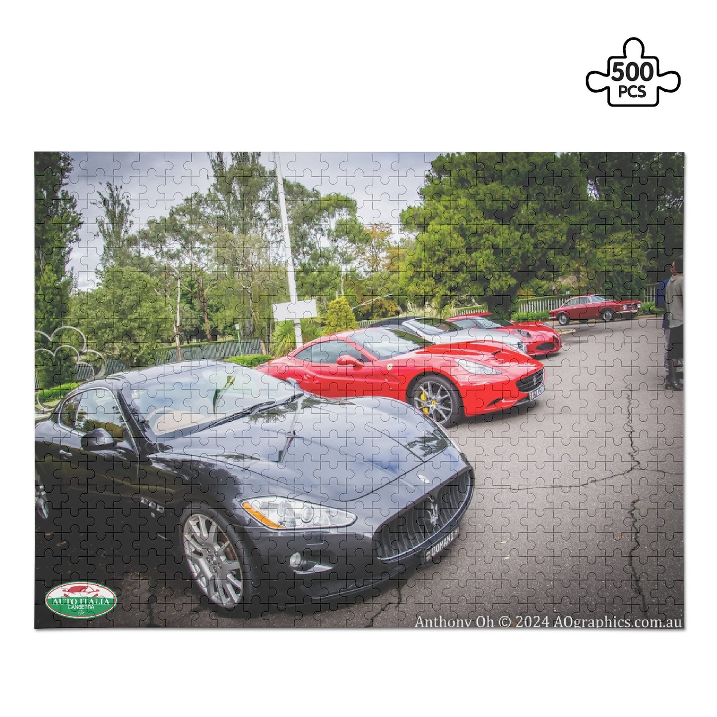 Auto Italia Canberra - Embassy Event 2024 Jigsaw Puzzle (500 Pcs) - Free Shipping
