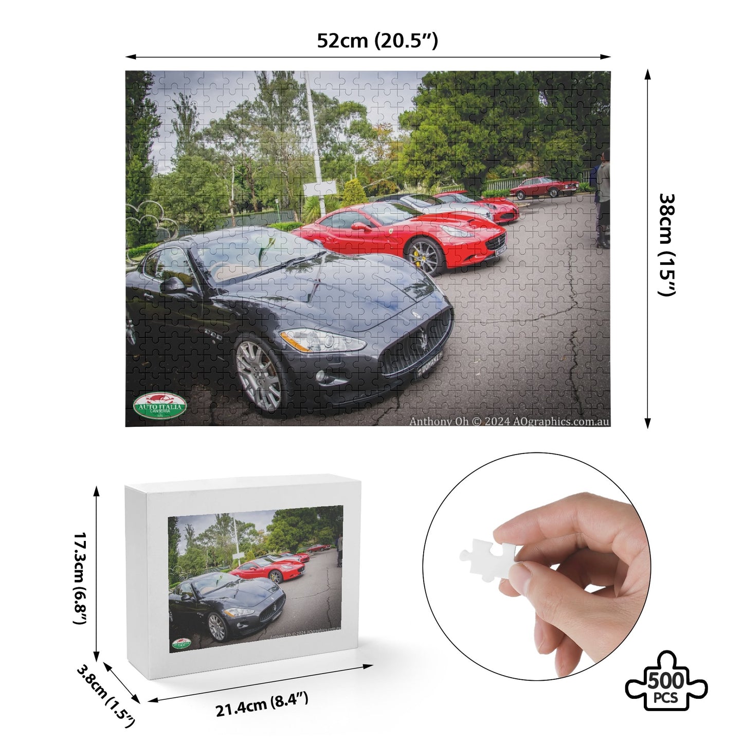 Auto Italia Canberra - Embassy Event 2024 Jigsaw Puzzle (500 Pcs) - Free Shipping