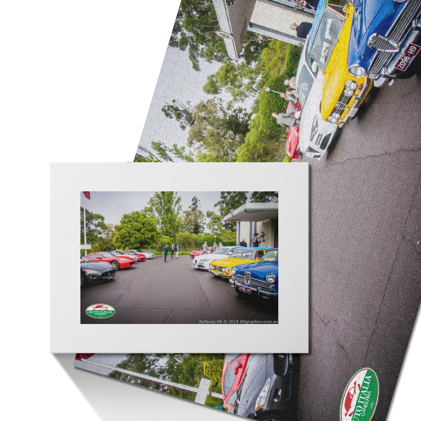 Auto Italia Canberra - Embassy Event Lineup 2024 Jigsaw Puzzle (1000 Pcs) - Free Shipping