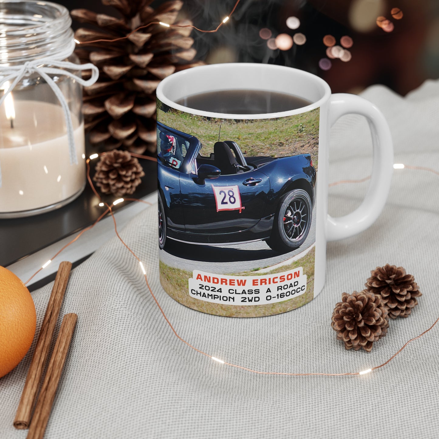 SDMA - Series Championship Trophy Mug - 1. Andrew Ericson - Mazda MX5