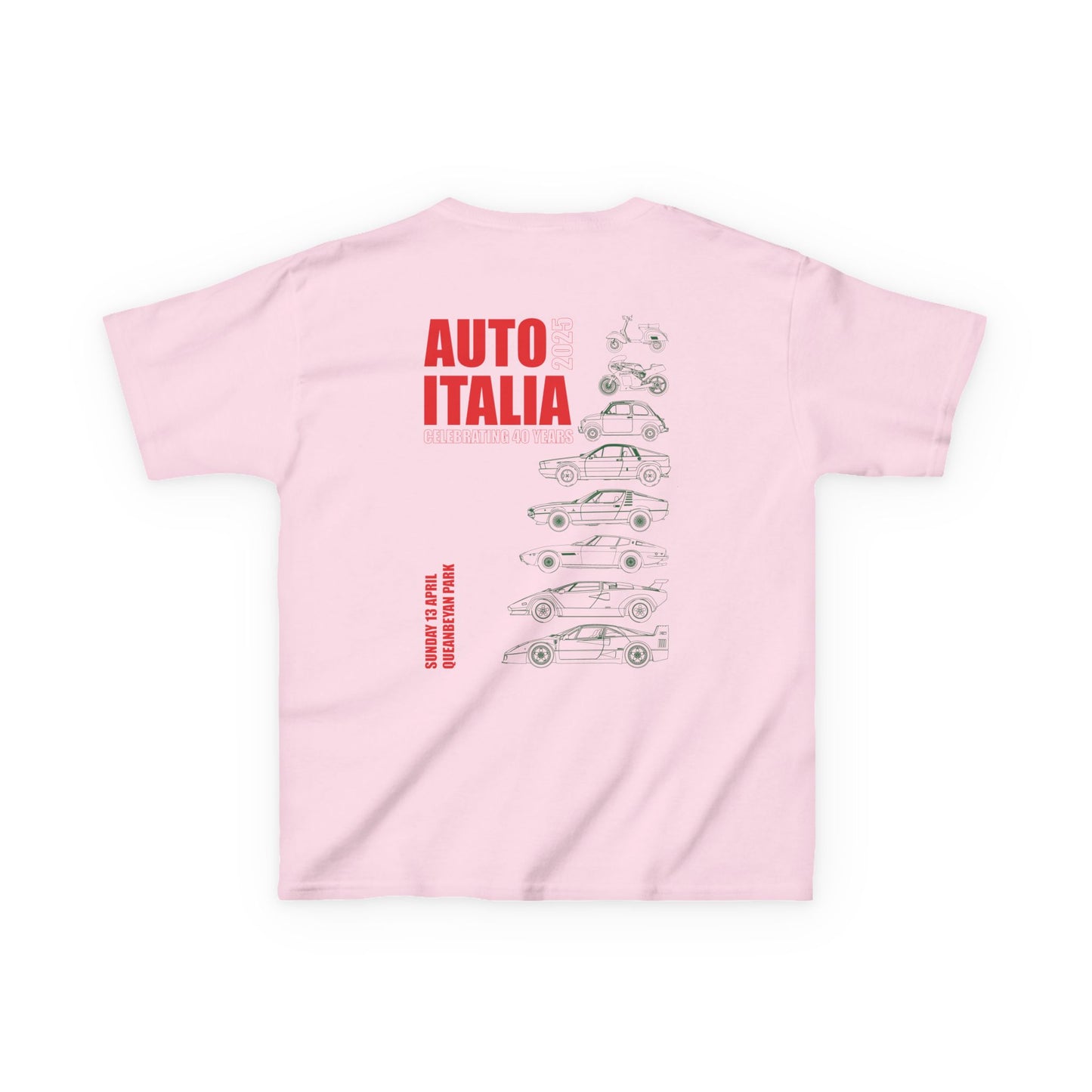 Auto Italia Canberra - Official 2025 Event Youth Tee