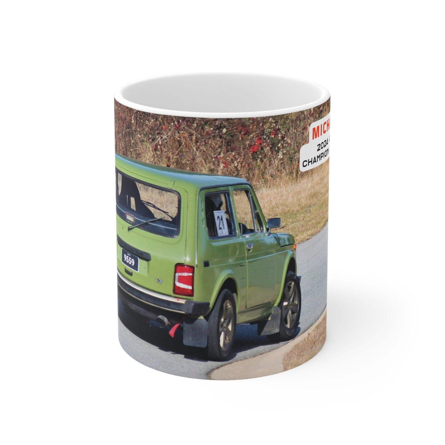 SDMA - Series Championship Trophy Mug - 10. Michael Suine - Lada Niva