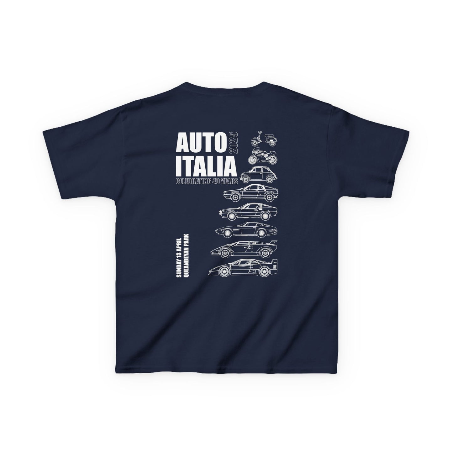 Auto Italia Canberra - Official 2025 Event Youth Tee