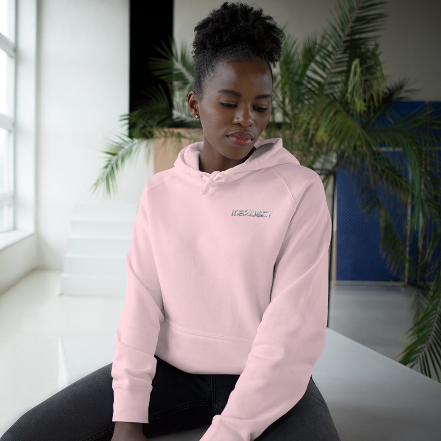 MAZDACT - AS Colour Unisex Supply Hoodie with Logo Front Only (Premium)