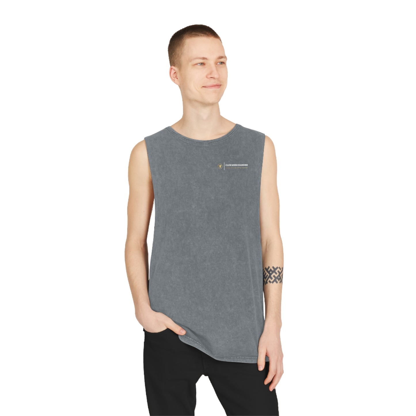 Club Merchandise - AS Colour Unisex Stonewash Tank with Logo