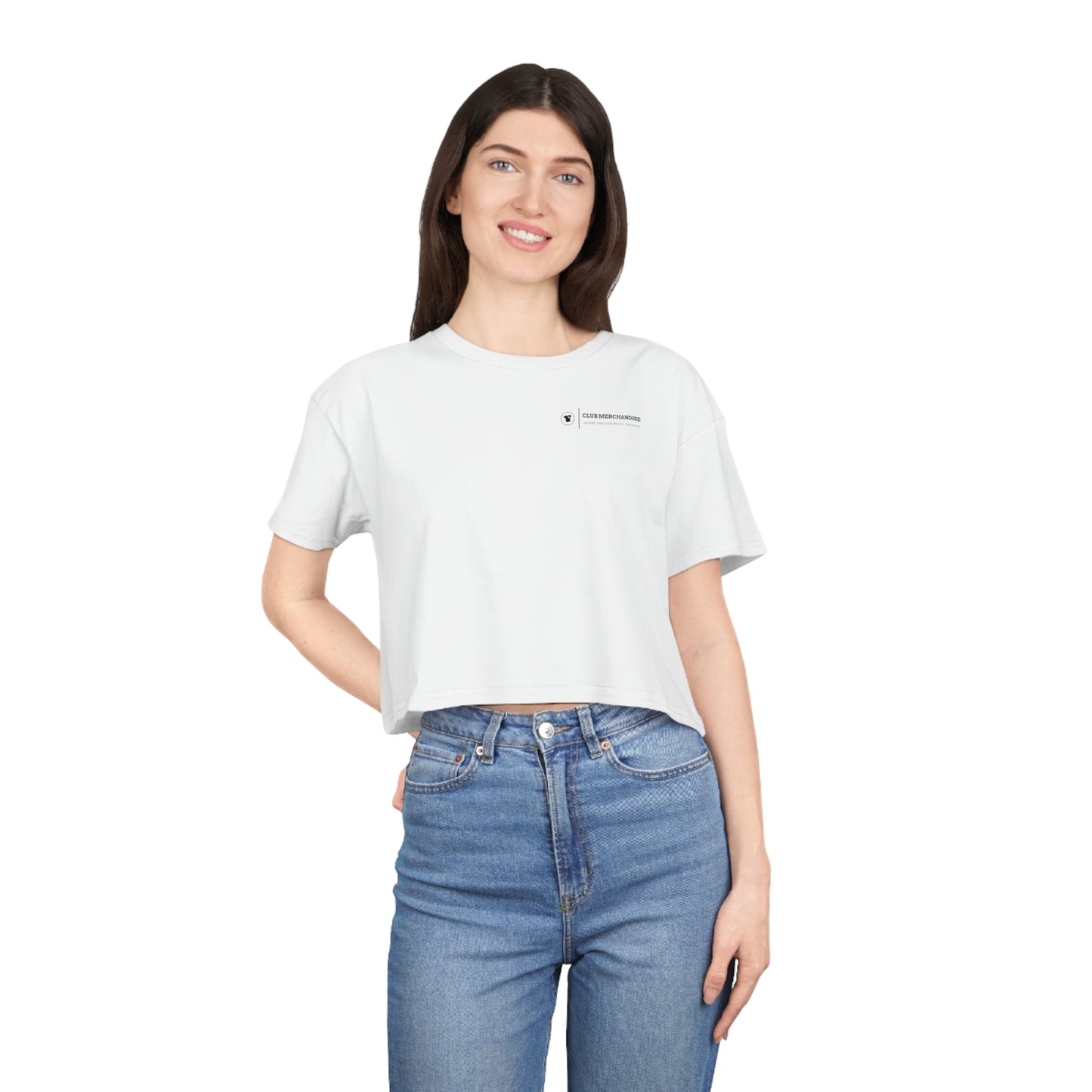 Club Merchandise - AS Colour Woman's Crop Tee with Logo