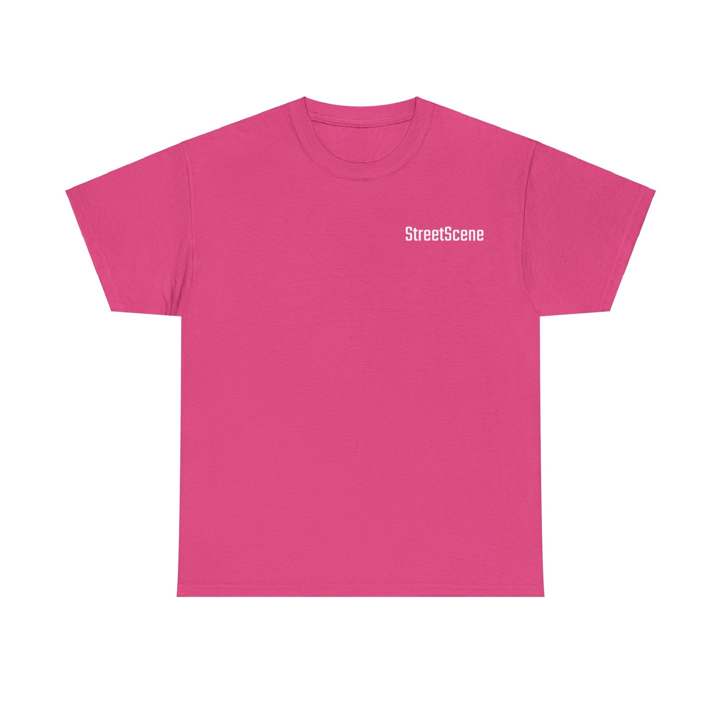 StreetScene - Gildan Heavy Cotton Tee - Brand Logo - Pink - Front