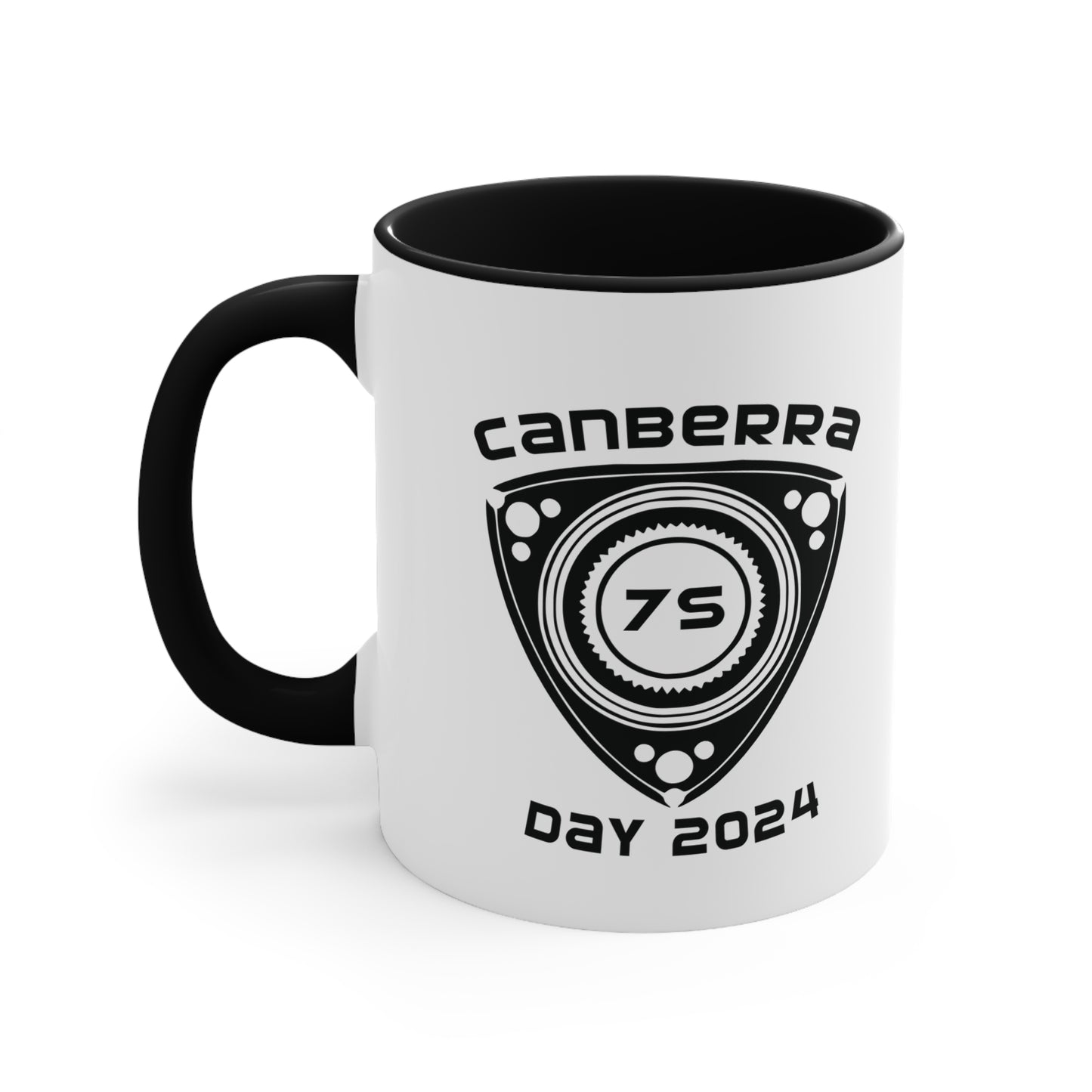 Canberra 7s Day - Mug - 7s Day Logo and MAZDACT Crest 325ml