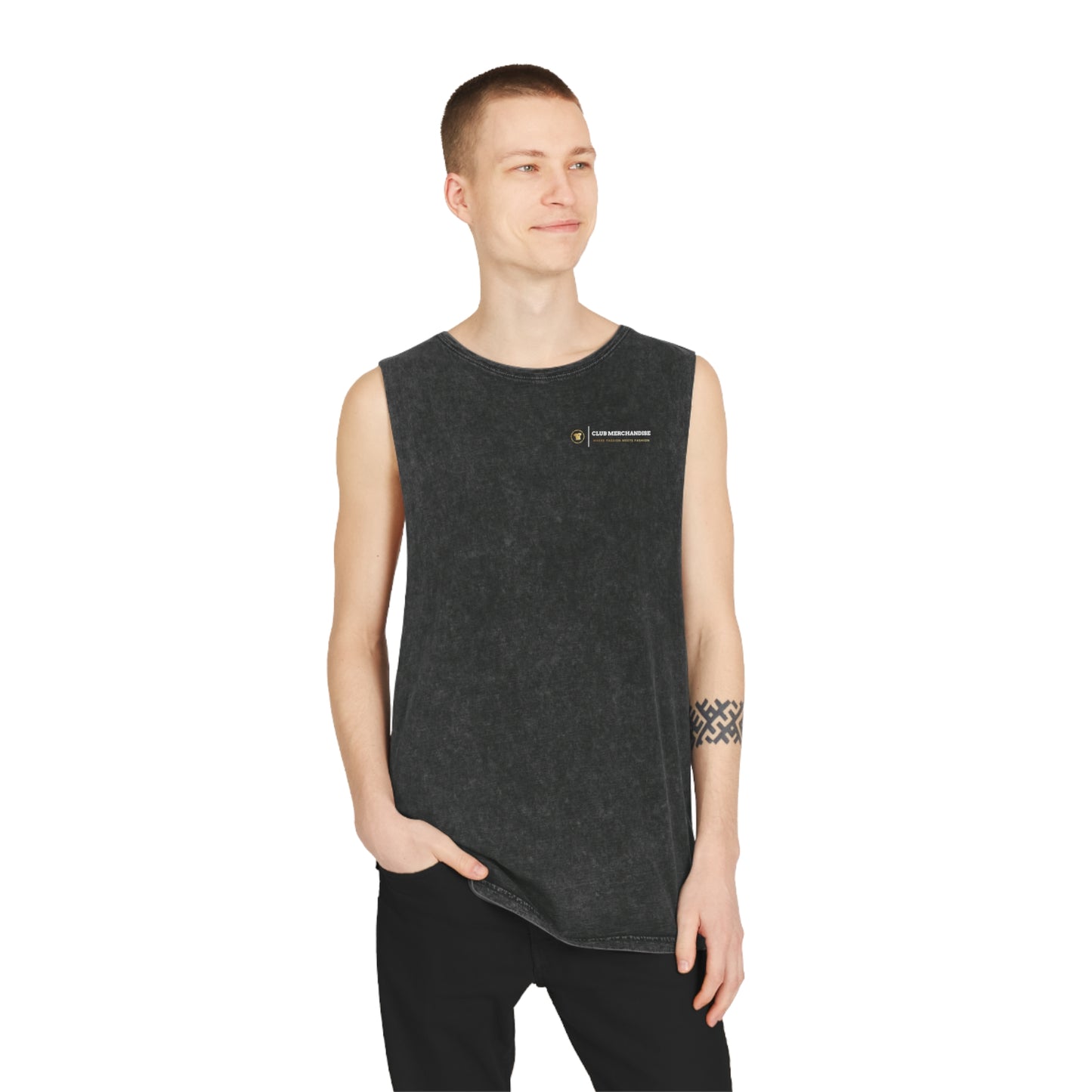 Club Merchandise - AS Colour Unisex Stonewash Tank with Logo