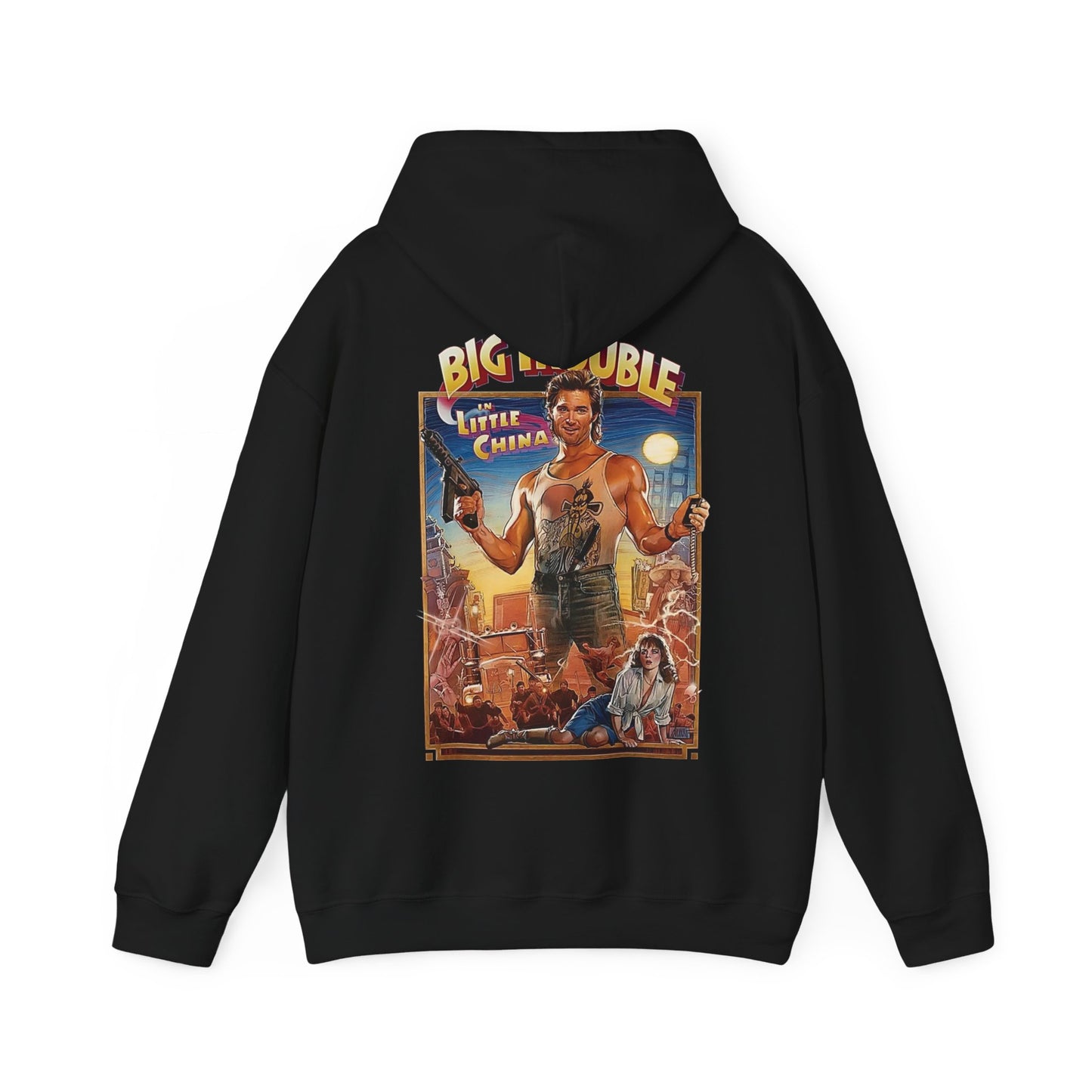 One Off Designs - Gildan Unisex Heavy Blend Hooded Sweatshirt - Big Trouble Little China (Mang)