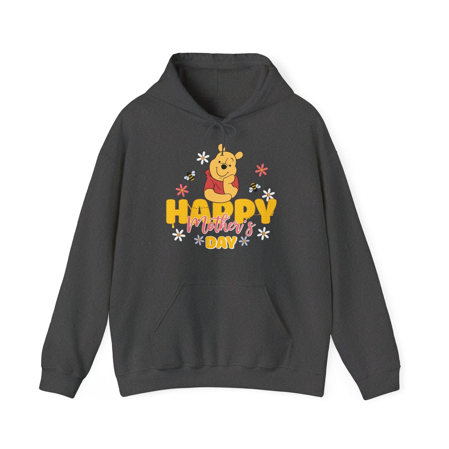 One Off Designs - Unisex Heavy Blend Hoodie - Happy Mothers Day Pooh Bear