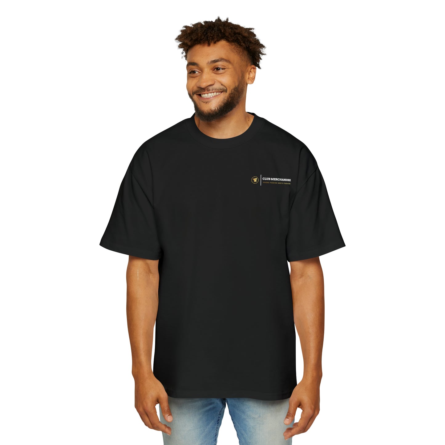 Club Merchandise - AS Colour Men's Heavy Oversized Tee with Logo