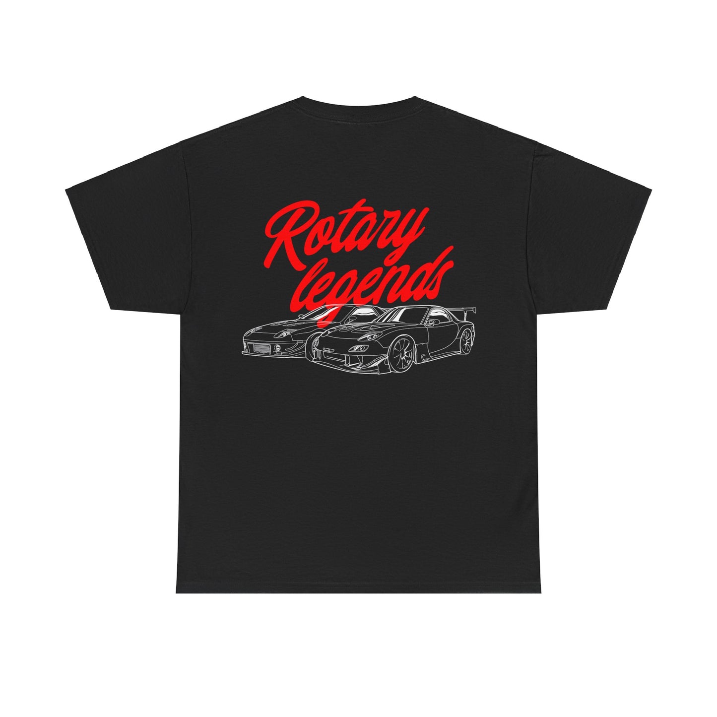 MAZDACT - Gildan Unisex Heavy Cotton Tee - Mazda Rotary Legends Back (Standard)