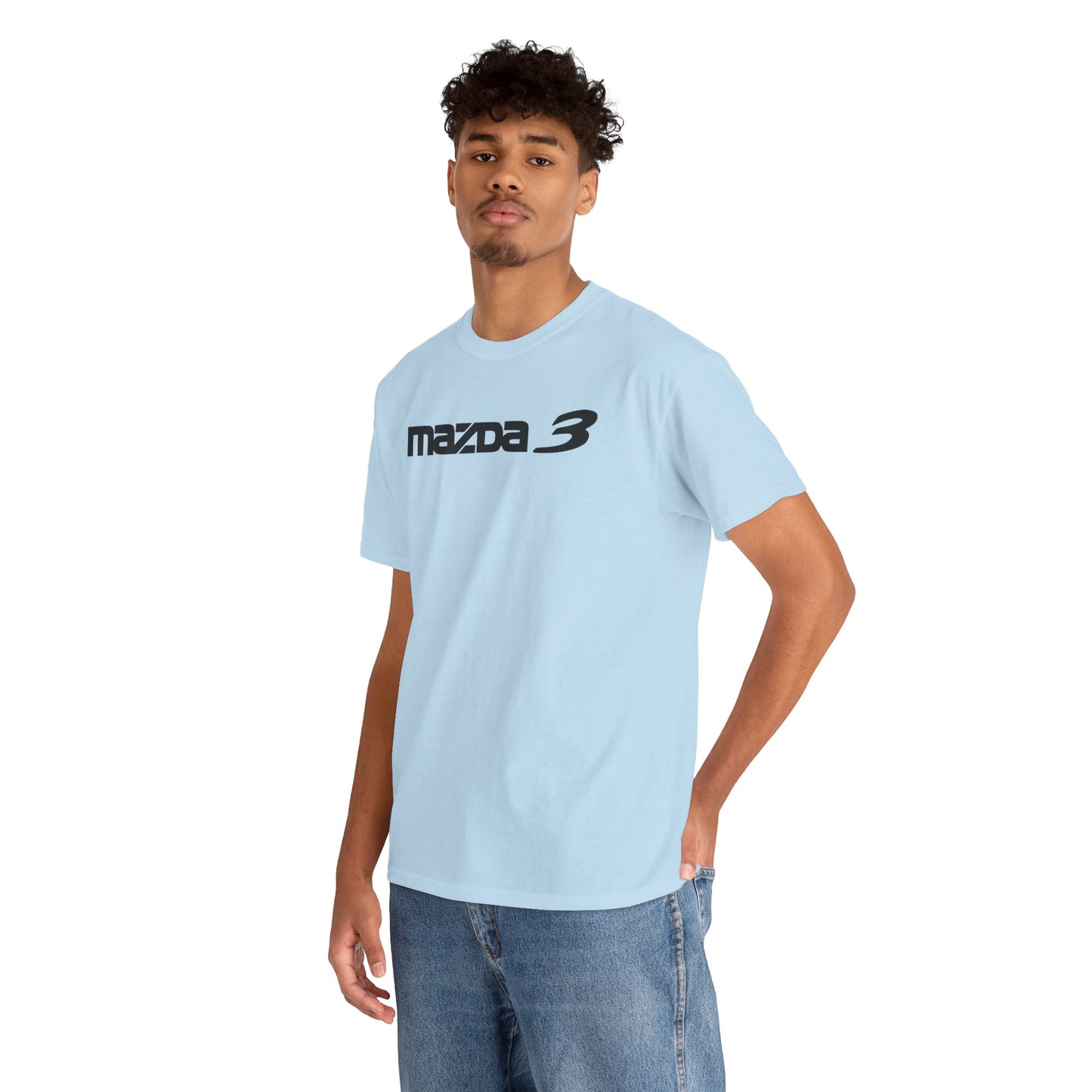 MAZDACT - Gildan Unisex Heavy Cotton Tee - Mazda 3 Front Only (Standard)