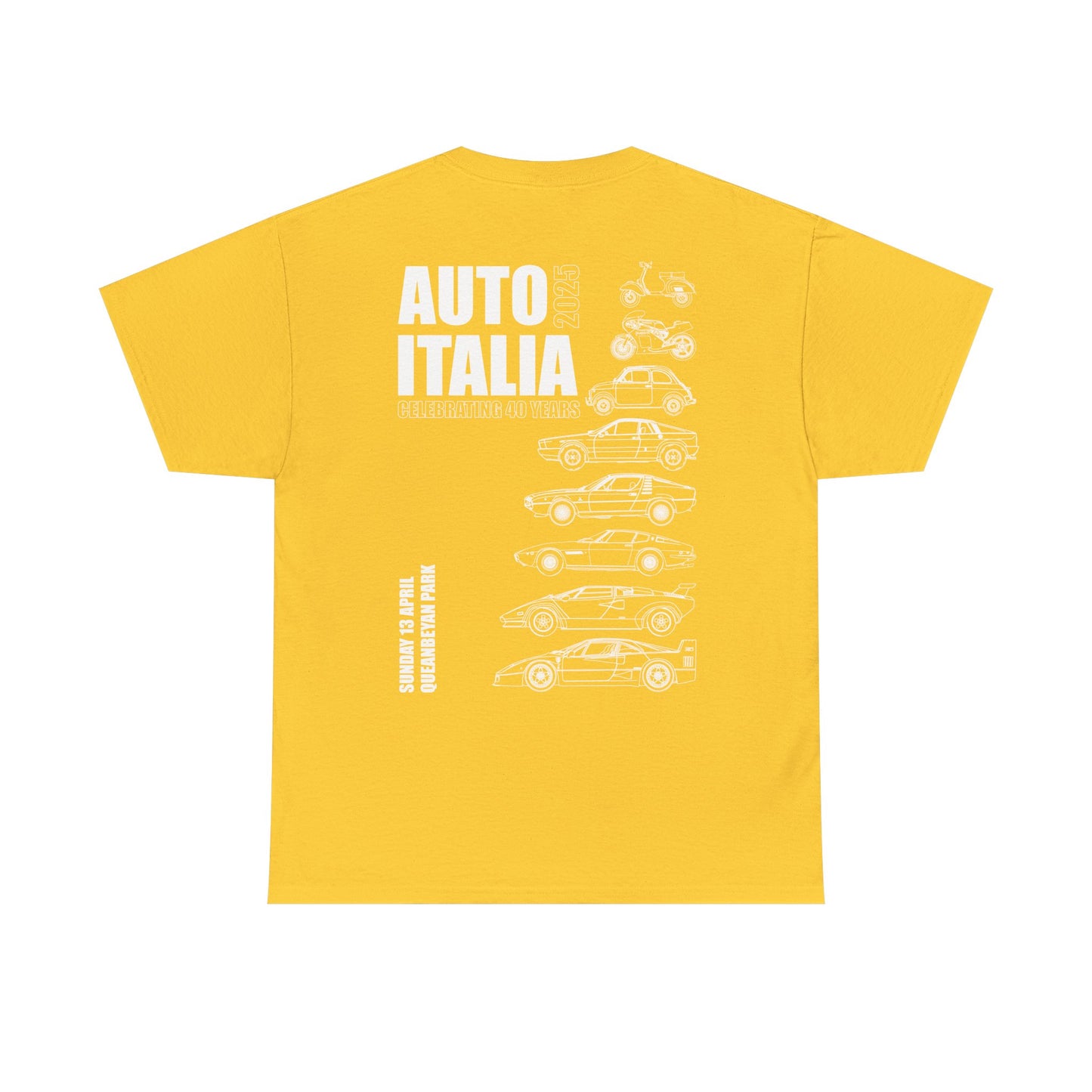 Auto Italia Canberra - Official 2025 Event Tee