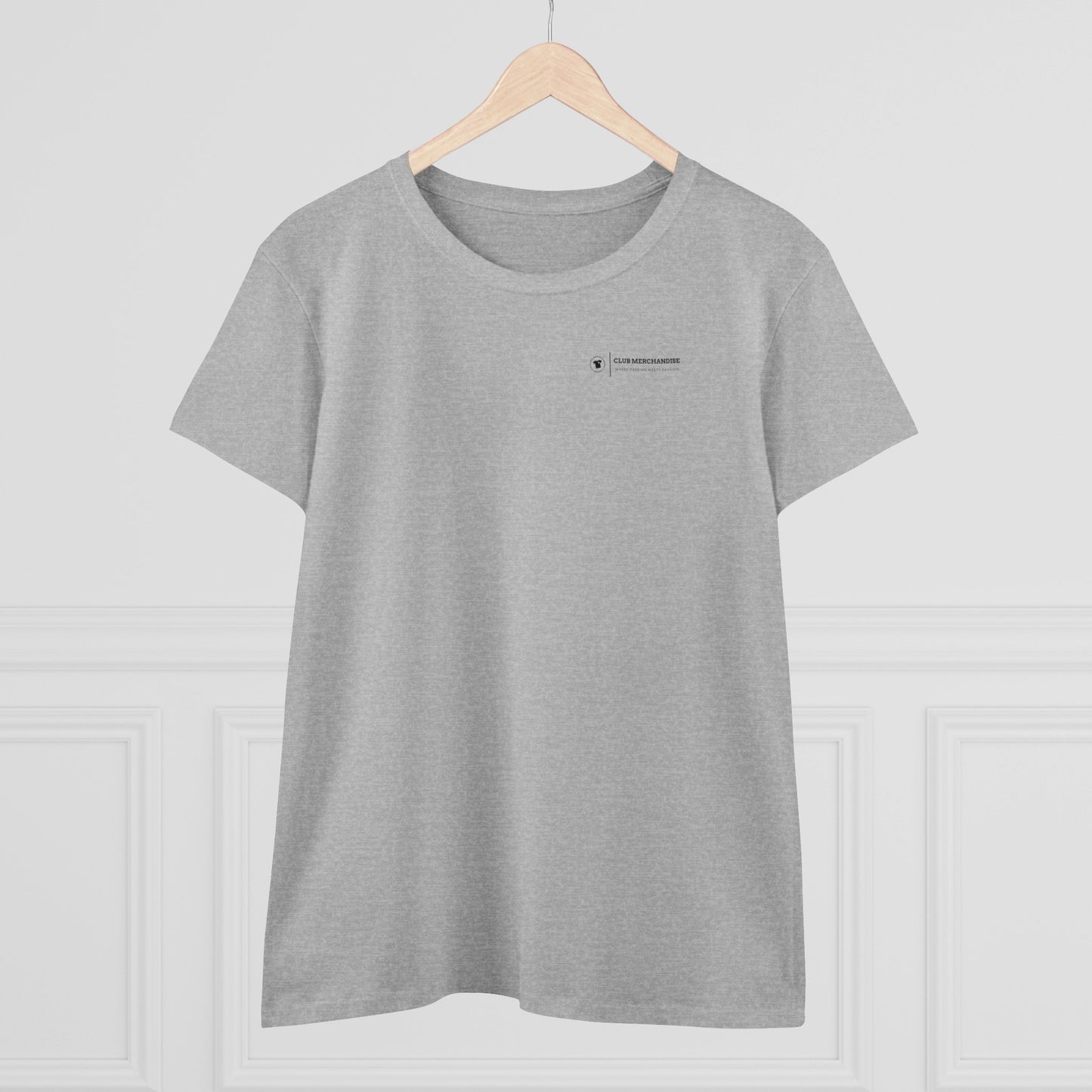 Club Merchandise - Gildan Women's Midweight Cotton Tee with Logo