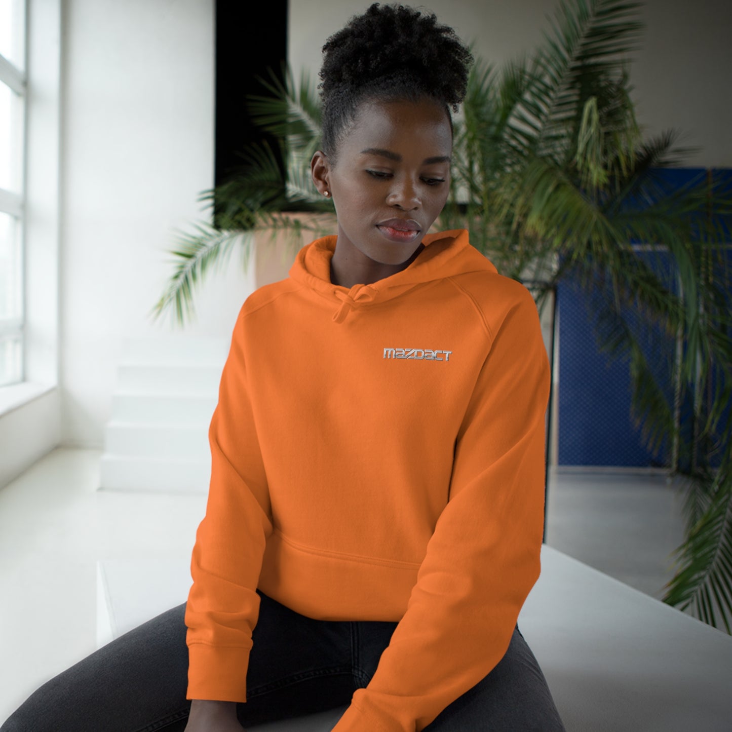 MAZDACT - AS Colour Unisex Supply Hoodie with Logo Front Only (Premium)