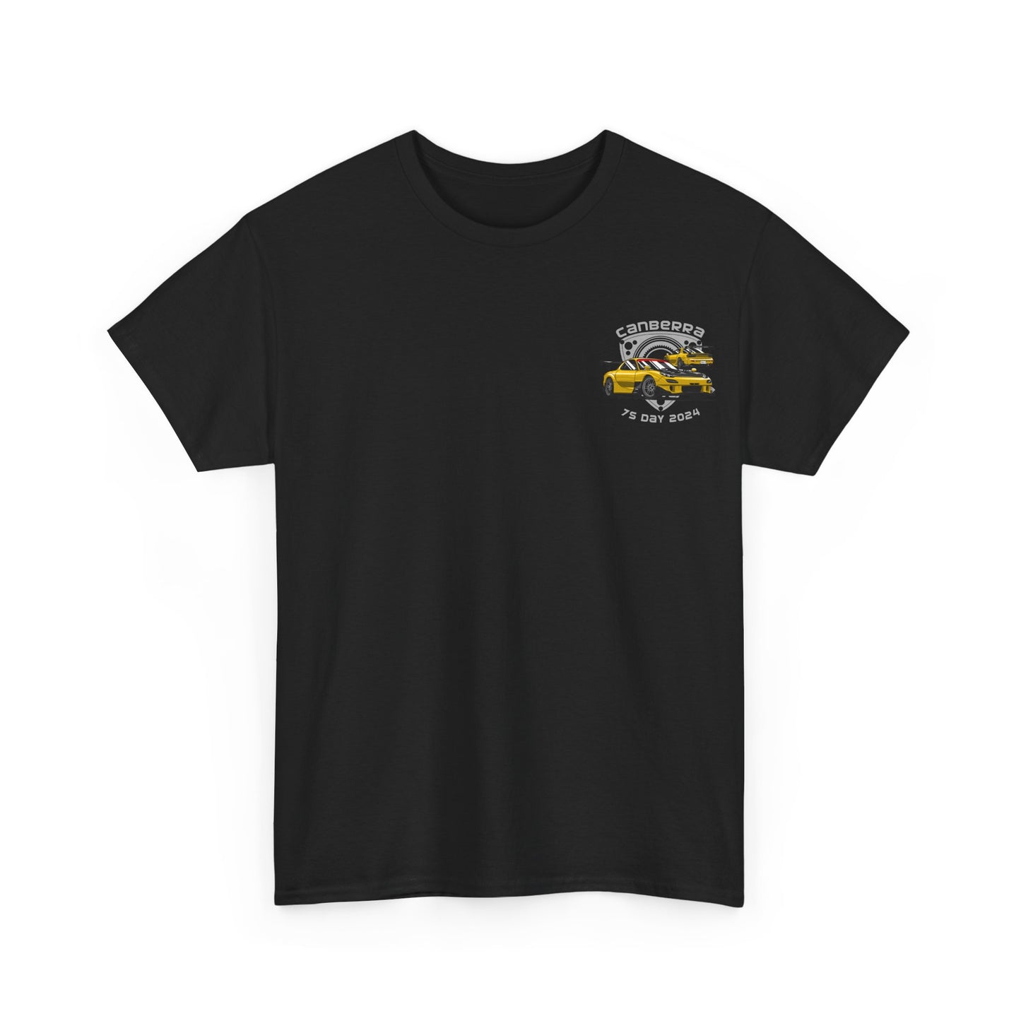 Canberra 7s Day - Official T-Shirt - Black Front