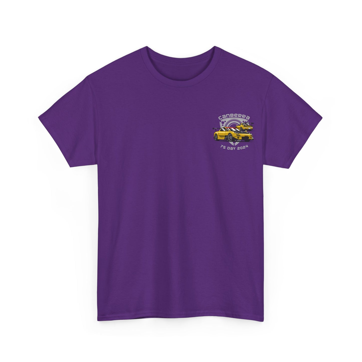 Canberra 7s Day - Official T-Shirt - Purple Front