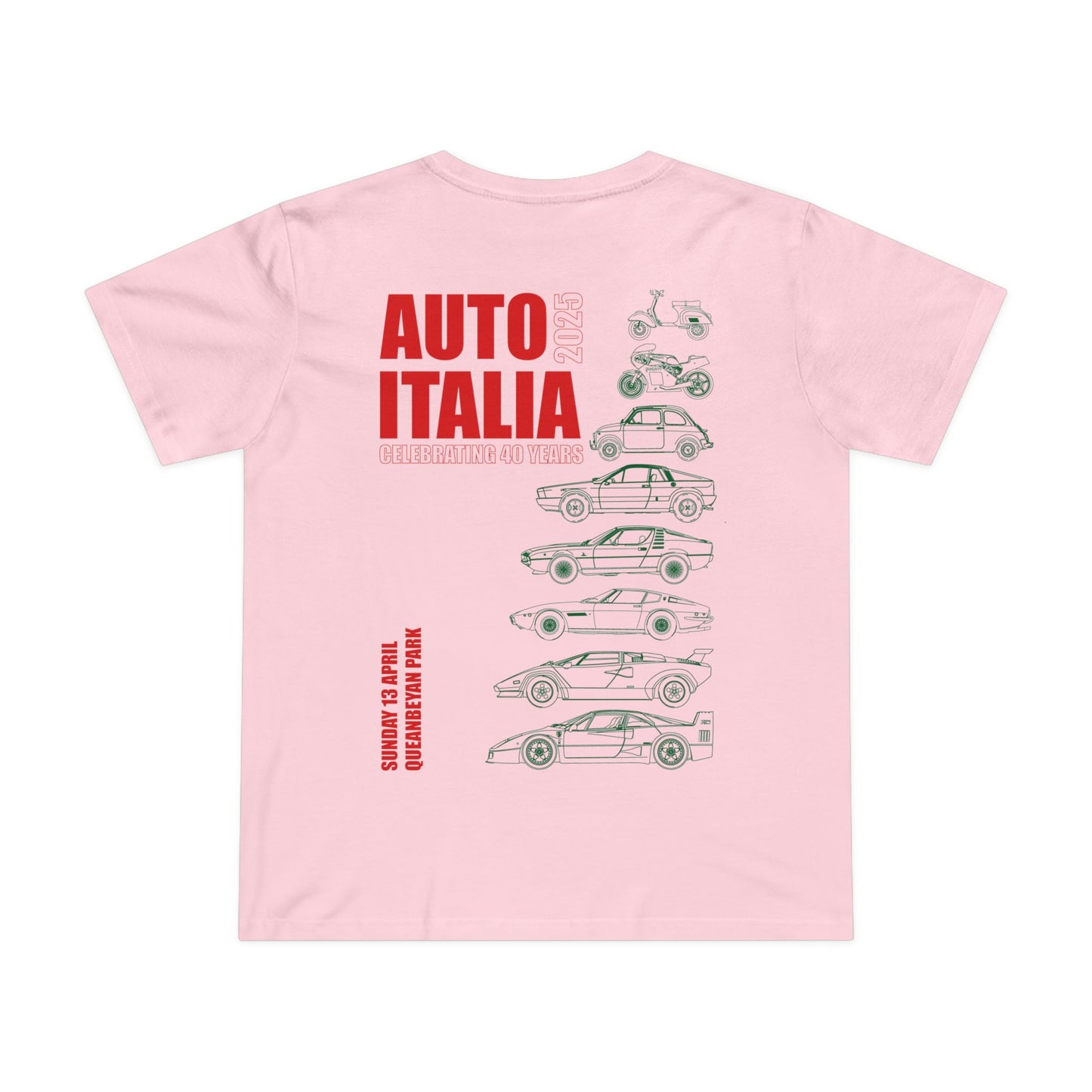 Auto Italia Canberra - Official 2025 Event Women’s Tee
