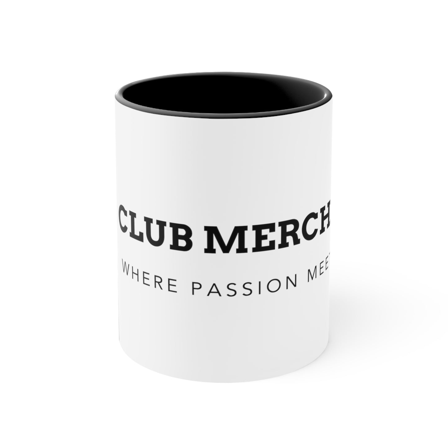 Club Merchandise - Colourful Accent Mugs with Logo 325ml