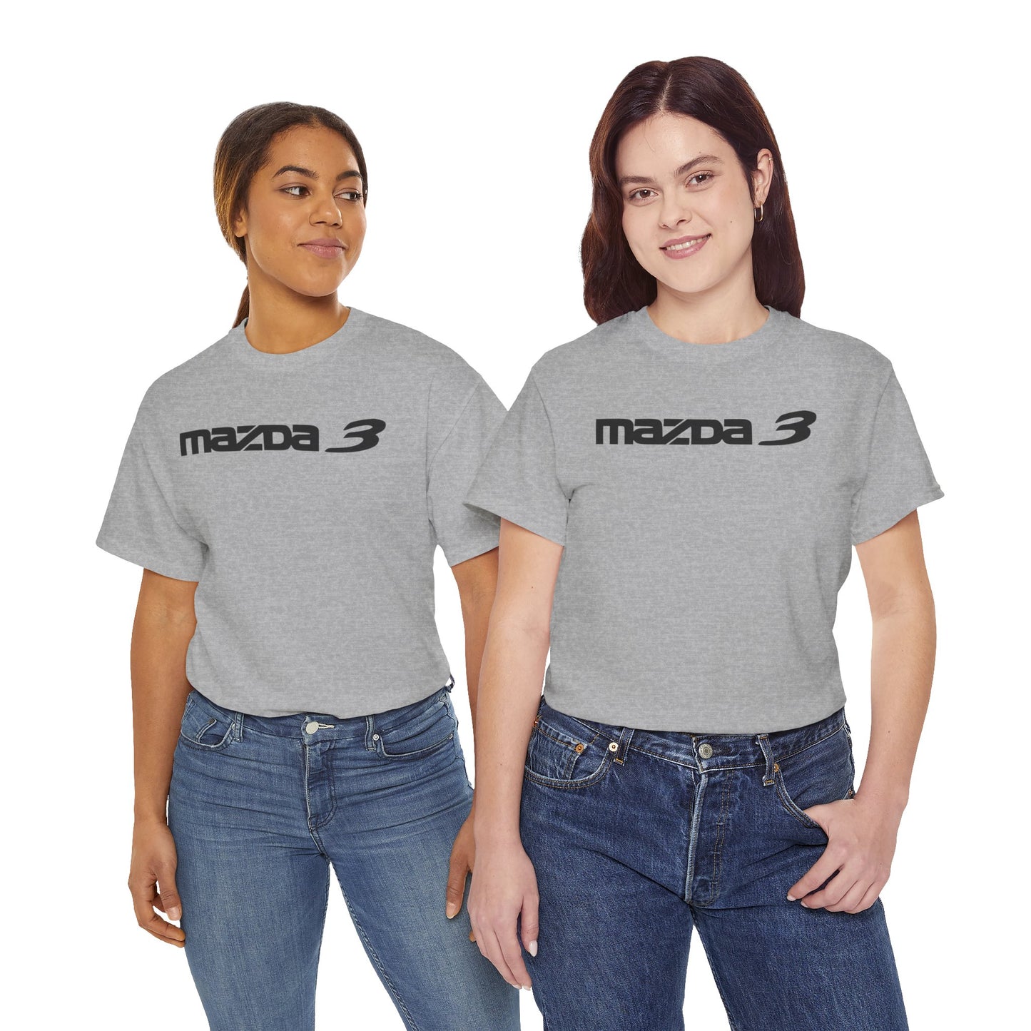 MAZDACT - Gildan Unisex Heavy Cotton Tee - Mazda 3 Front Only (Standard)