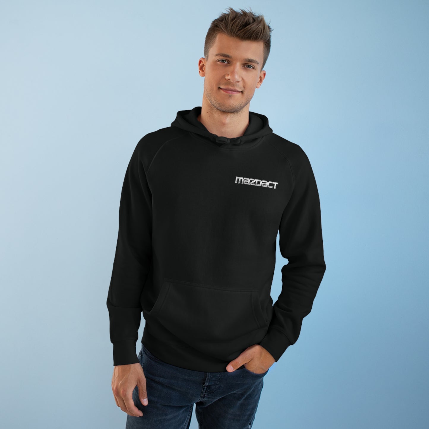 MAZDACT - AS Colour Unisex Supply Hoodie with Logo Front Only (Premium)