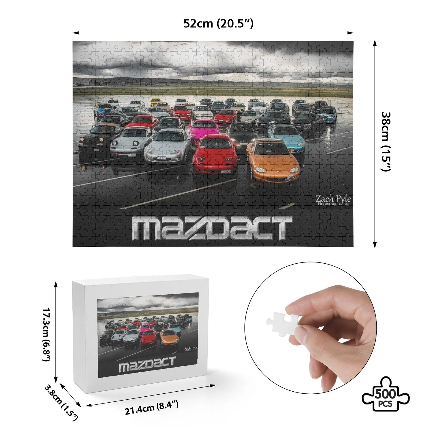 Canberra 7s Day - MAZDACT/HNCR XMAS Show-N-Shine 2023 - Picture Jigsaw Puzzle (500 Pcs) - FREE SHIPPING