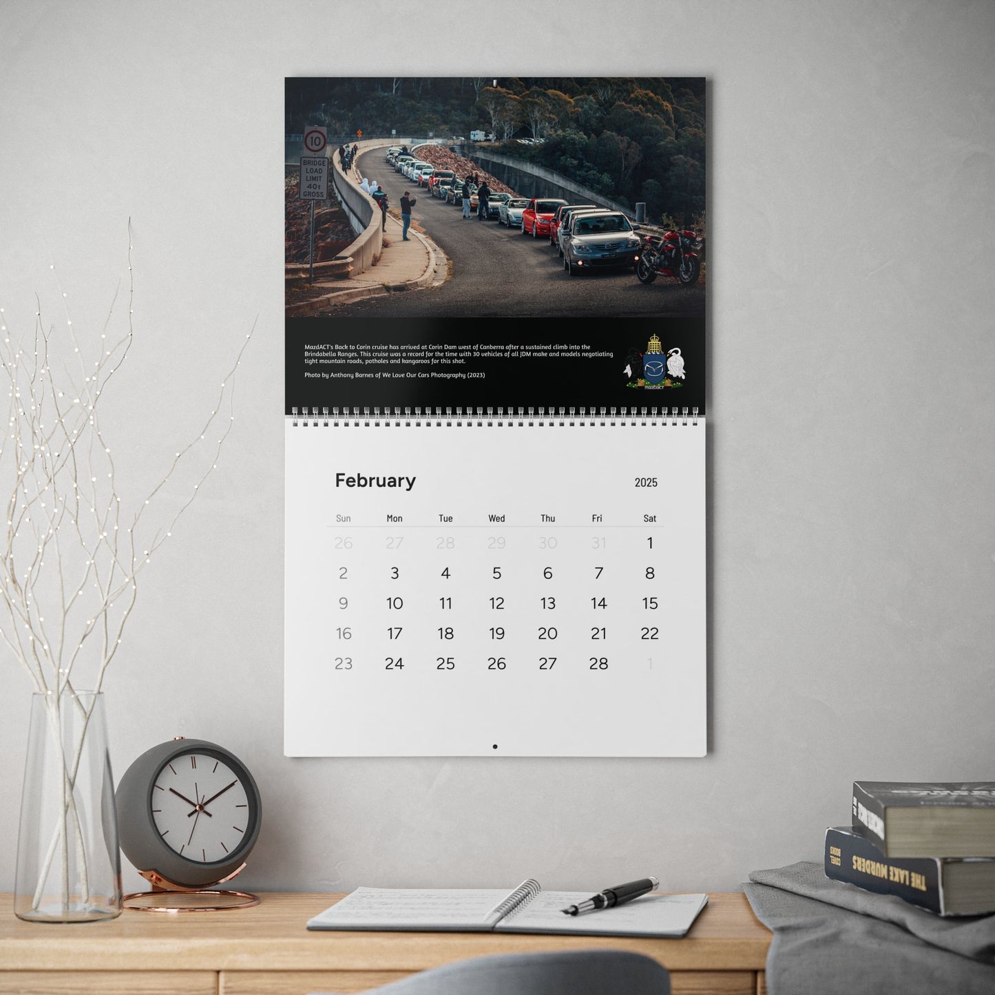 MAZDACT - Wall Calendar (2025)