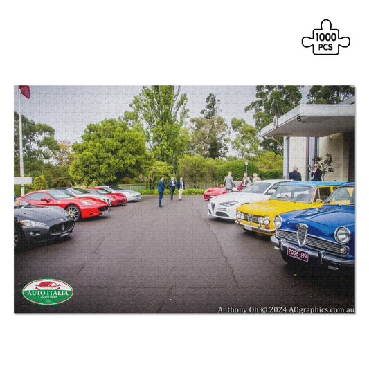 Auto Italia Canberra - Embassy Event Lineup 2024 Jigsaw Puzzle (1000 Pcs) - Free Shipping