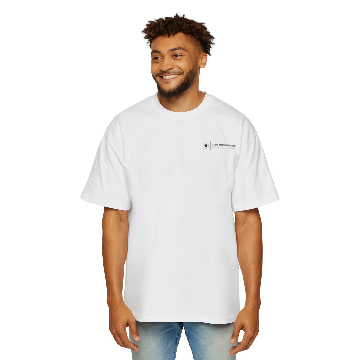 Club Merchandise - AS Colour Men's Heavy Oversized Tee with Logo