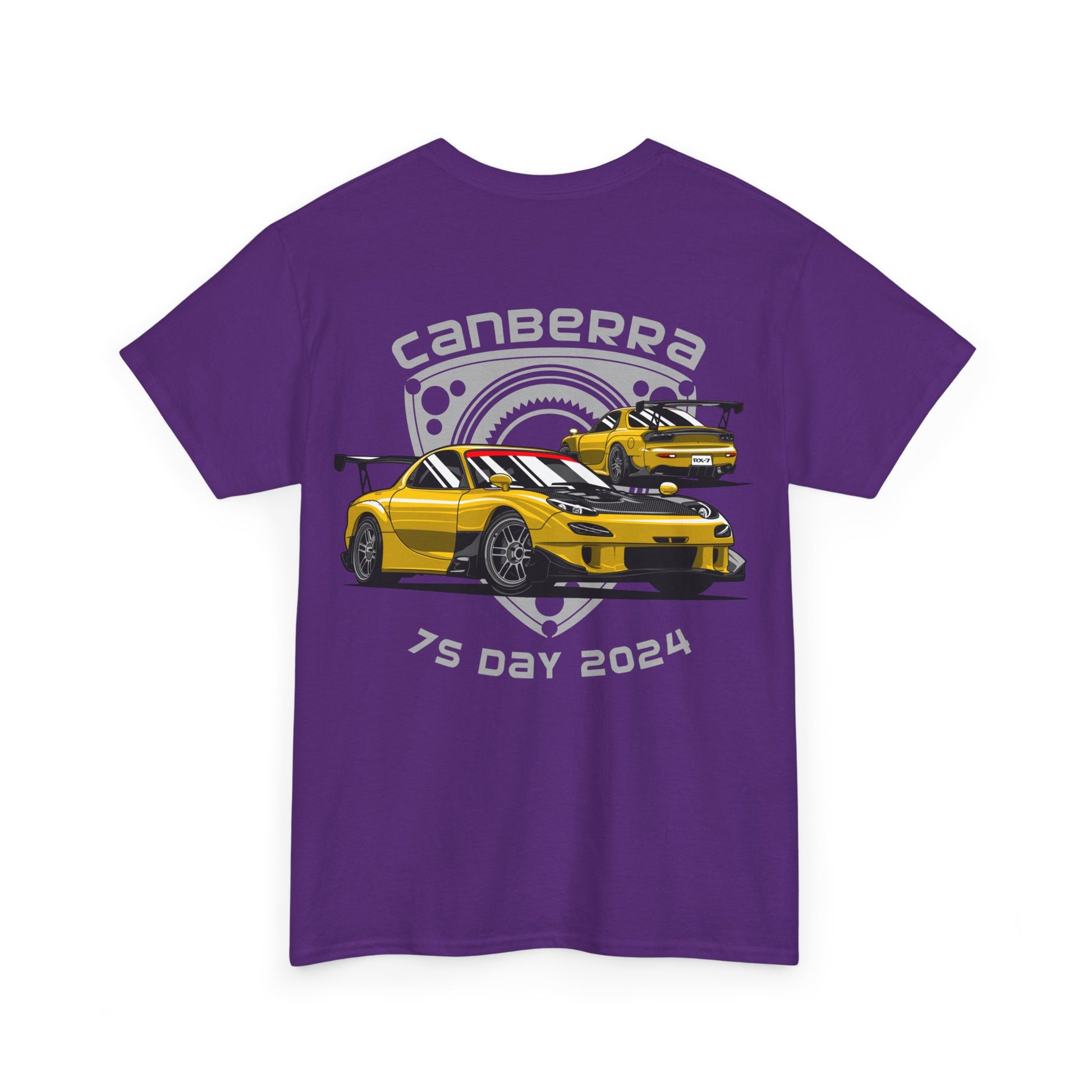 Canberra 7s Day - Official T-Shirt - Purple Rear