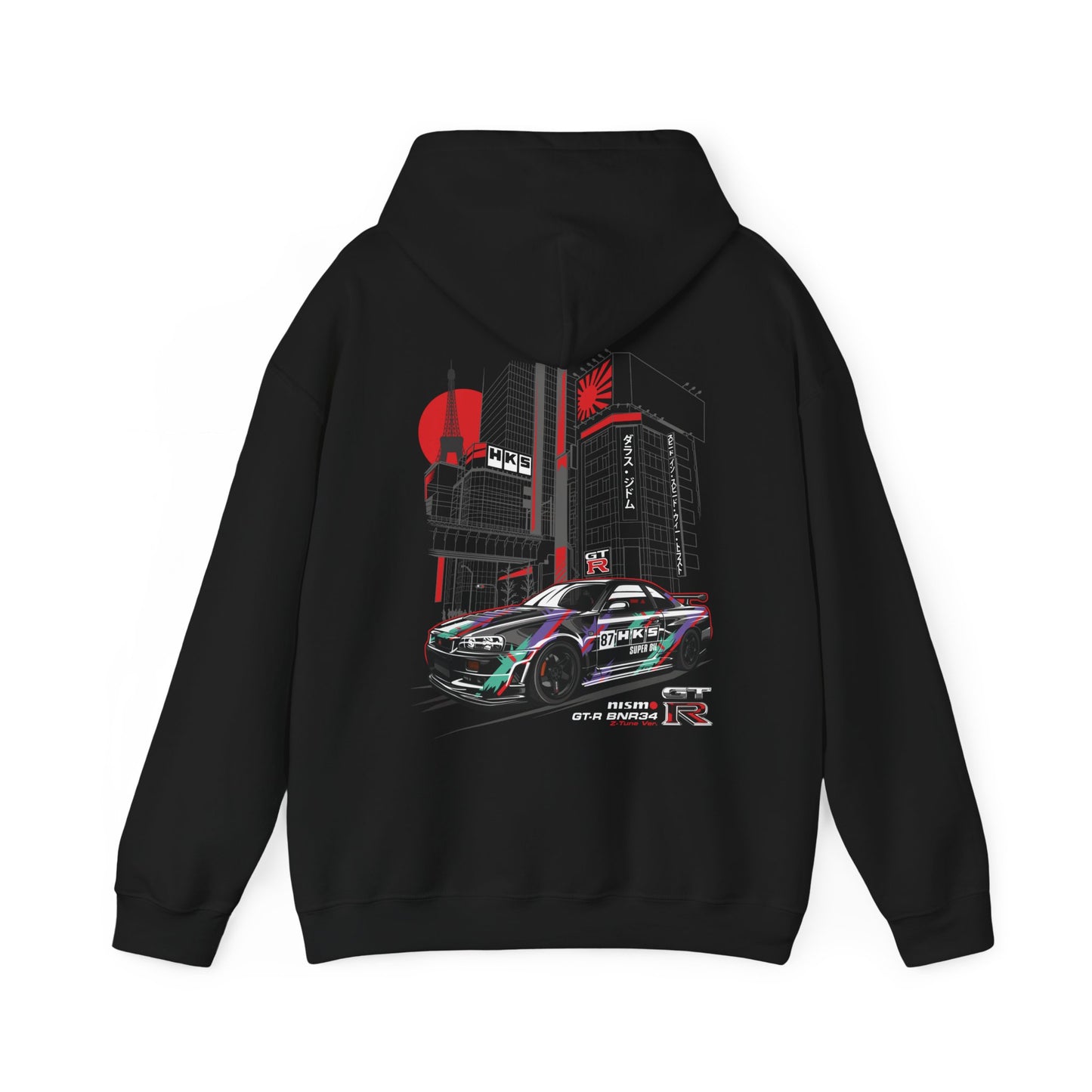 All Designs - Hoodie - Nissan Skyline R34 GTR NISMO