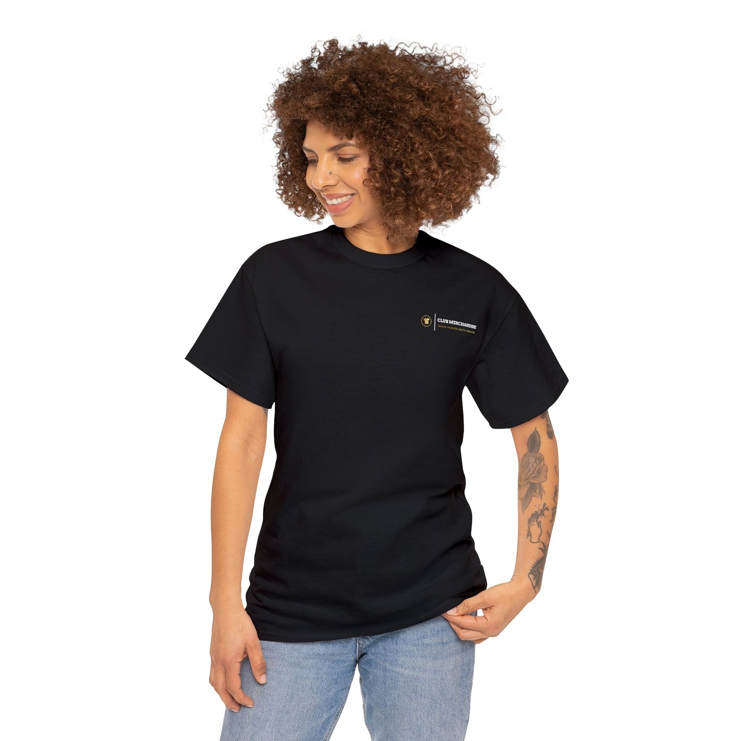 Club Merchandise - Gildan Unisex Heavy Cotton Tee with Logo (Additional Sizes\Colours)