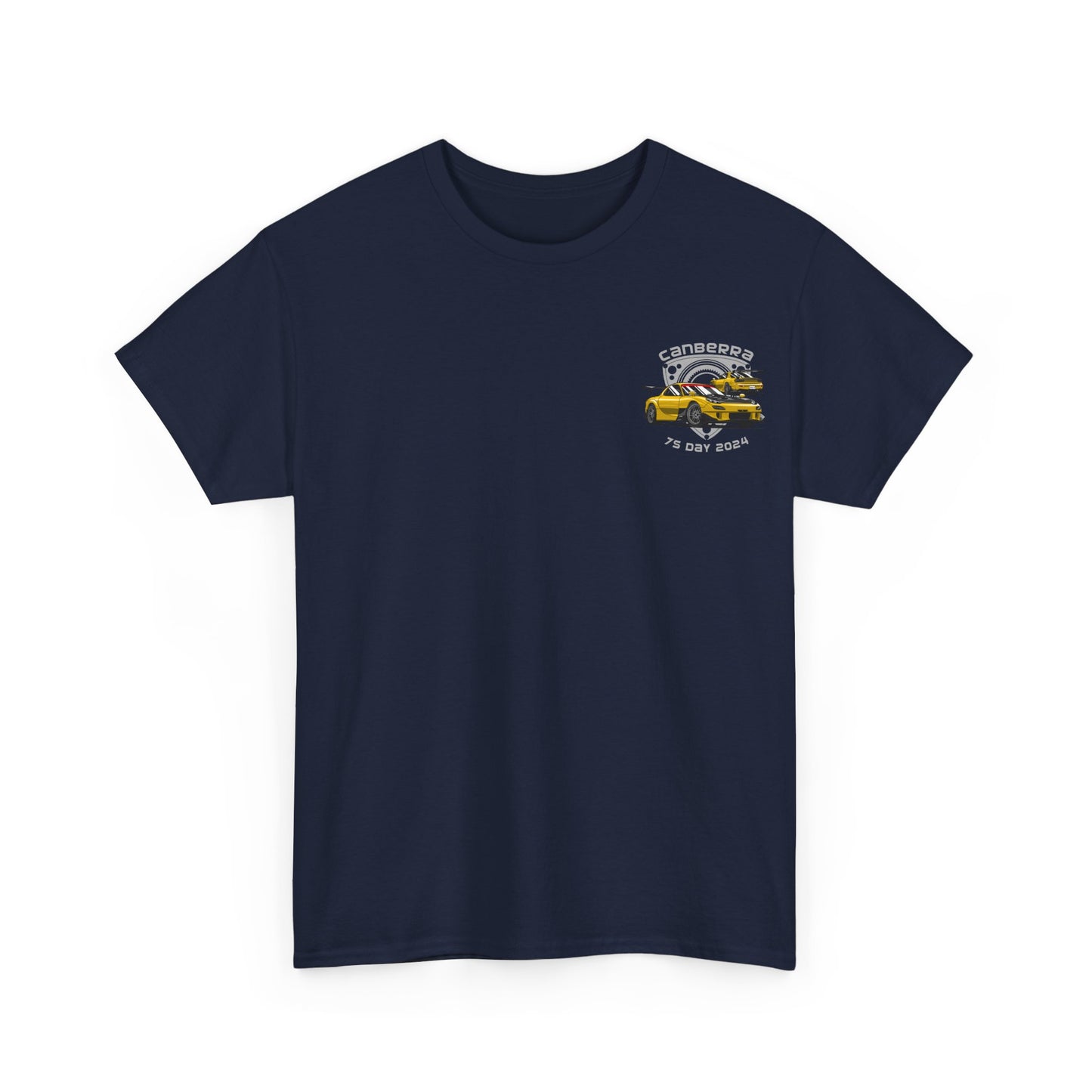 Canberra 7s Day - Official T-Shirt - Navy Front