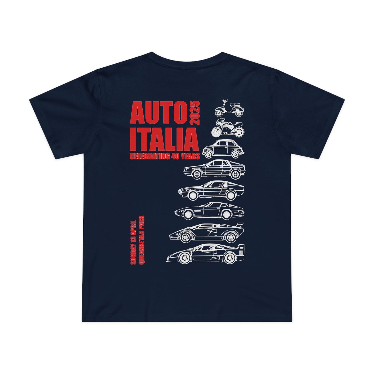 Auto Italia Canberra - Official 2025 Event Women’s Tee