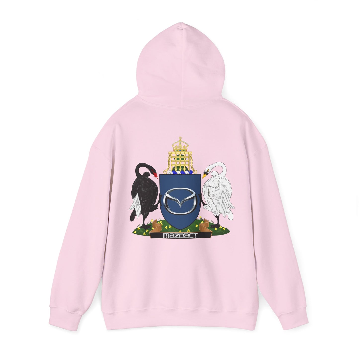 Canberra 7s Day - Gildan Unisex Heavy Blend Hoodie with Logo and Crest (Standard)